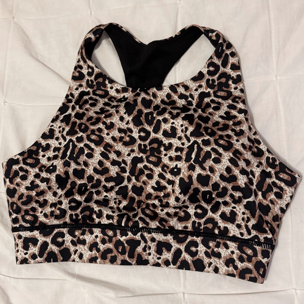 Leopard Print Sports Bra